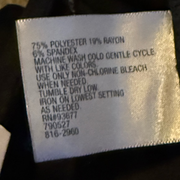 Worthington Black Wide Leg Pants - Picture 8 of 8